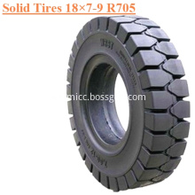 Industrial Forklift Field Vehicles Solid Tire 18×7-9 R705